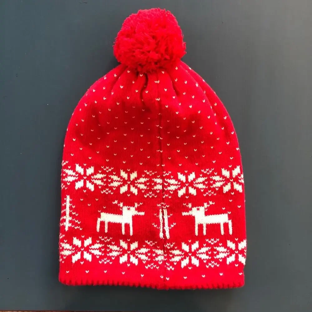 Winter Knitted Hat Toddler With Deer